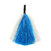 Super Cheerleader Pom Pom, white-blue