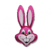 Воздушный шар фольгированный 75 cm; FX - Кролик &quo(розовый)