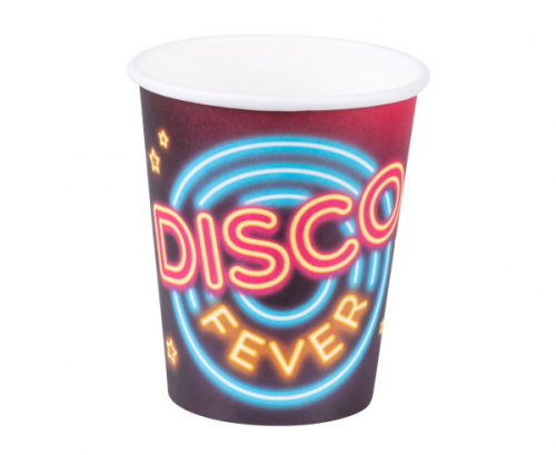Paper cups Disco, 250 ml, 6 pcs