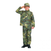 Soldier role-play set (shirt, trousers, cap), size 110/120
