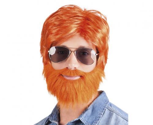 Dude Wig, red with beard Dude Wig, red with beard
