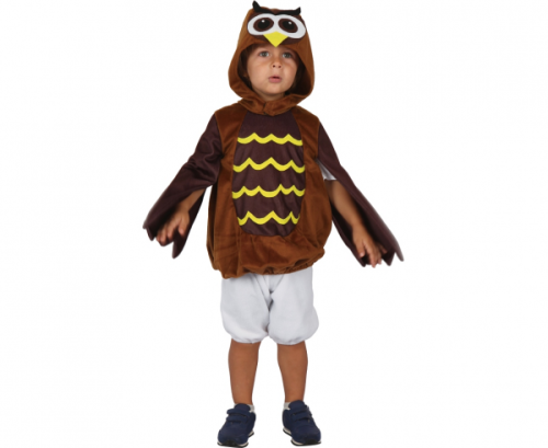 Owl role-play set (hood, jumpsuit), size 92/104 cm
