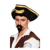 Mustache and the beard of the Captain, the Pirate