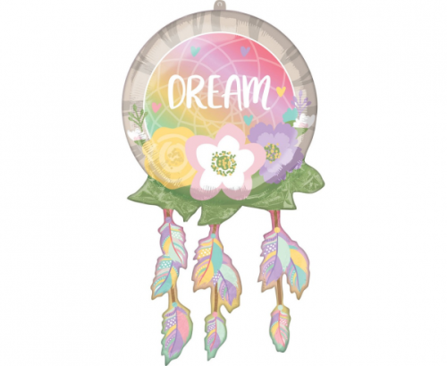 Supershape Dream Catcher Foil Balloon P35 packaged