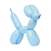 Modelling balloons Beauty&Charm, blue macaron, 50 pcs.