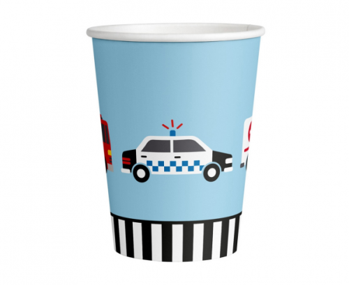 8 Cups On the Road Pattern Paper 250 ml