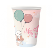 Paper cups 1st Birtdhay collection - Rabbit, 6 pcs.