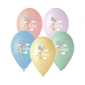 Premium klases hēlija baloni Happy Birthday (Fox), 13&quot; / 5 gab.,