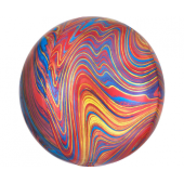 Воздушный шар из фольги ORBZ Marblez - красочный шар