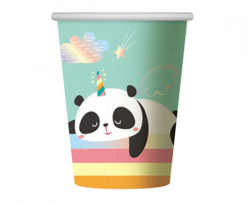 Paper cups Dreamy Panda, 266 ml, 6 pcs