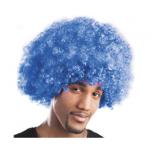 Afro Wig, blue