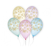 Premium helium balloons Golden Butterflies, 13