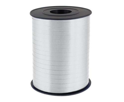 Pastel ribbon silver/7157, size 5mm x 500m Pastel ribbon silver/7157, size 5mm x 500m