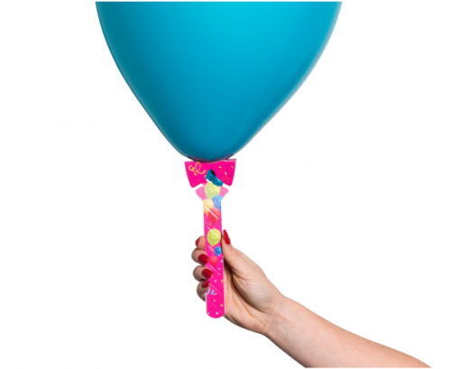 Paper balloon grip, pink, 1 pc