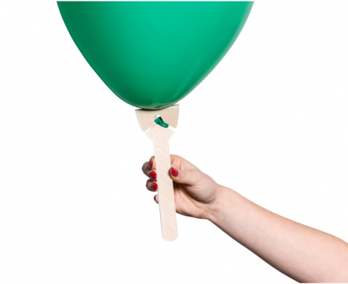 Paper balloon grip, brown, 1 pc
