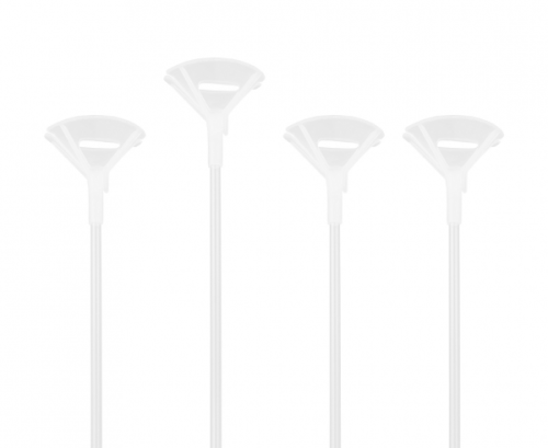 Transparent stick with Mega cup / 25 pcs