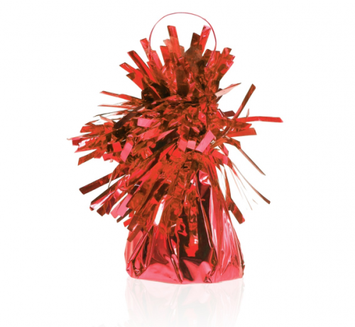 Balloon foil weight, red, 145 g / 1 pc