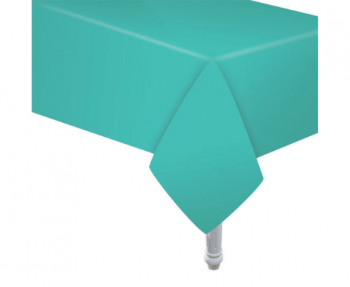 Paper tablecloth light blue, size 132 x 183 cm Paper tablecloth light blue, size 132 x 183 cm