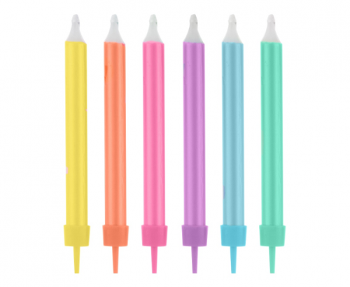 Candles Jumbo, assorted, 12 pcs Candles Jumbo, assorted, 12 pcs