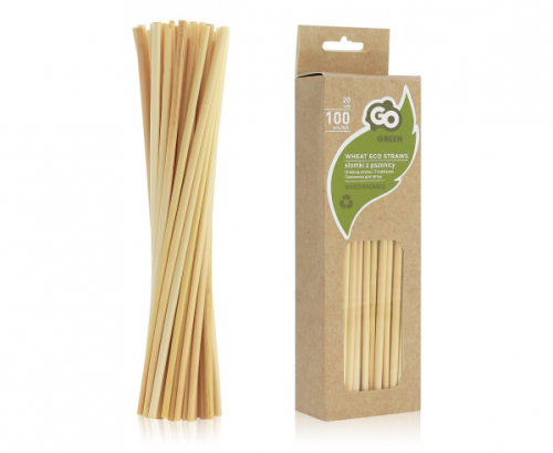 Wheat straws, 5 x 200 mm / 100 pcs.