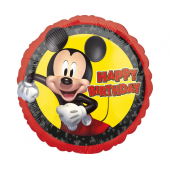 Фольгированный шар 18 калибра CIR - День рождения Микки Мауса