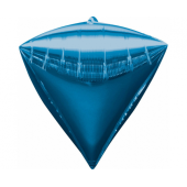 Foil balloon G20 Diamond, blue, 38x43 cm