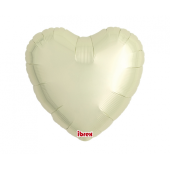 Воздушный шар Ibrex с гелием, Сердце 14 &quot;, металлик слоновая кость, 5 шт.