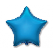 JUMBO FX folijas balons — zvaigzne &quot;(zils)