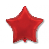Воздушный шар фольгированный JUMBO FX - &quot;Звезда&quot; (красный)