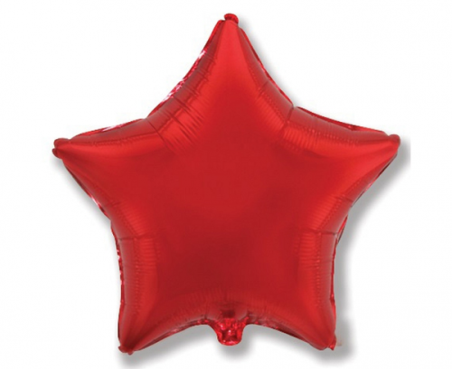 JUMBO FX folijas balons - &quot;Zvaigzne&quot; (sarkans)