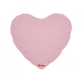 Гелиевый шарик Ibrex, Сердце 14 &quot;, пастельно-розовый, 5 шт.