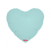 Гелиевый шар Ibrex, Сердце 14 &quot;, пастельно-синий, 5 шт.