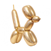 Modelling balloons Beauty&Charm, platinum gold, 50 pcs.