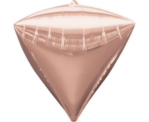 Foil balloon G20 Diamond, rose-gold, 38x43 cm Foil balloon G20 Diamond, rose-gold, 38x43 cm