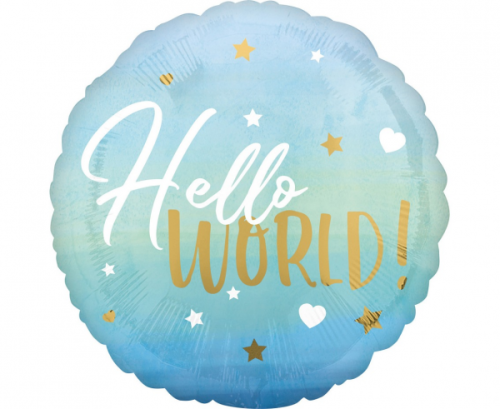 Folija balons 18" Baby Boy, zils