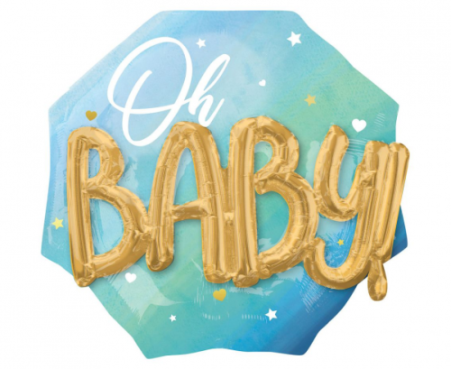 Foil balloon SHP Blue Baby Boy, 76x71 cm Foil balloon SHP Blue Baby Boy, 76x71 cm