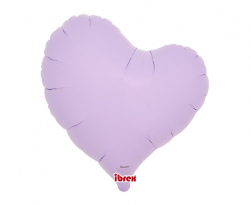 Ibrex hēlija balons, Sweet Heart 14", Pastel Lavander, 5 gab.