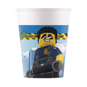 Lego City paper cups, 200 ml,8 pcs