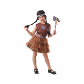 Costume for children Indian Girl (head band, dreess), size 120/130 cm