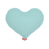 Гелиевый шар Ibrex, Jelly Heart 14 &quot;, пастельно-синий, 5 шт.