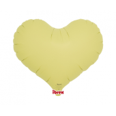 Гелиевый шарик Ibrex, Jelly Heart 14 &quot;, пастельно-желтый, 5 шт.