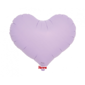 Гелиевый шарик Ibrex, Jelly Heart 14 &quot;, пастельно-бледно-лиловый, 5 шт.