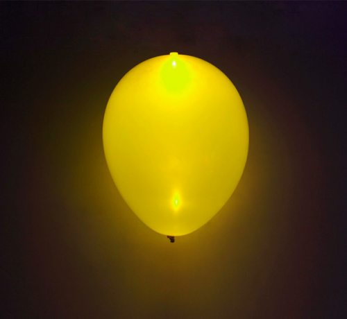 Luminous balloons, yellow, 4 pcs Luminous balloons, yellow, 4 pcs