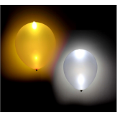LED 2 gold and 2 silver glowing balloons