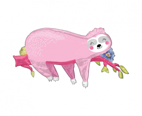 Foil balloon Supershape Sloth, 93x55 cm Foil balloon Supershape Sloth, 93x55 cm