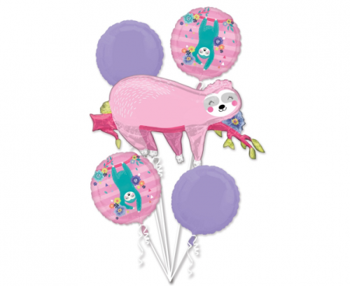 Balloon bouquet Sloth, 5 pcs Balloon bouquet Sloth, 5 pcs