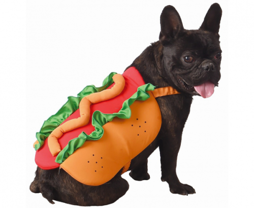 Dog costume Hot Dog, one size Dog costume Hot Dog, one size