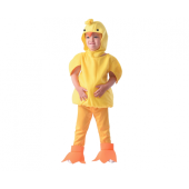 Chicken role-play set (hood, shirt, pants, foot covers), size 92/104 cm