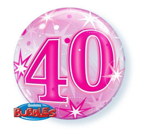 Воздушный шар фольгированный 22 "QL Bubble single" 40 "звездочка розовый Воздушный шар фольгированный 22 "QL Bubble single" 40 "звездочка розовый