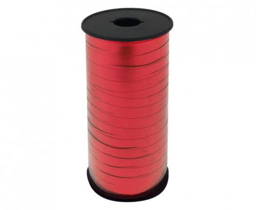Metallic ribbon, red, 100y (92 m) Metallic ribbon, red, 100y (92 m)